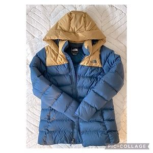 The North Face down puffy coat